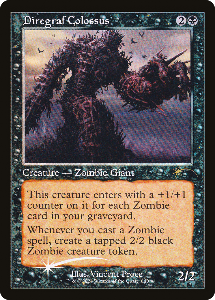 Diregraf Colossus (Retro Frame) (SLD-840)  Foil - Secret Lair Drop