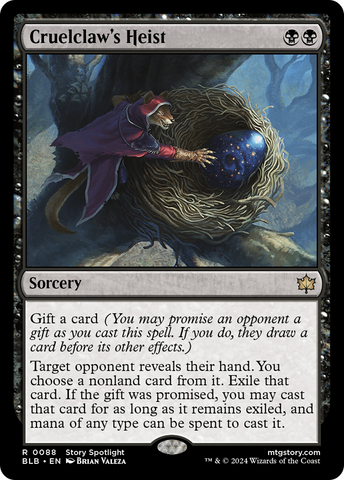 Cruelclaw's Heist (BLB-088)  Foil - Bloomburrow