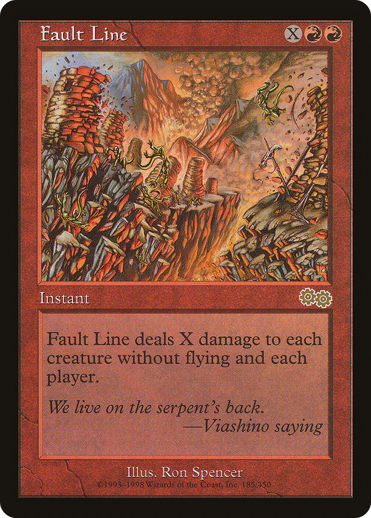 Fault Line (USG-185)  - Urza's Saga