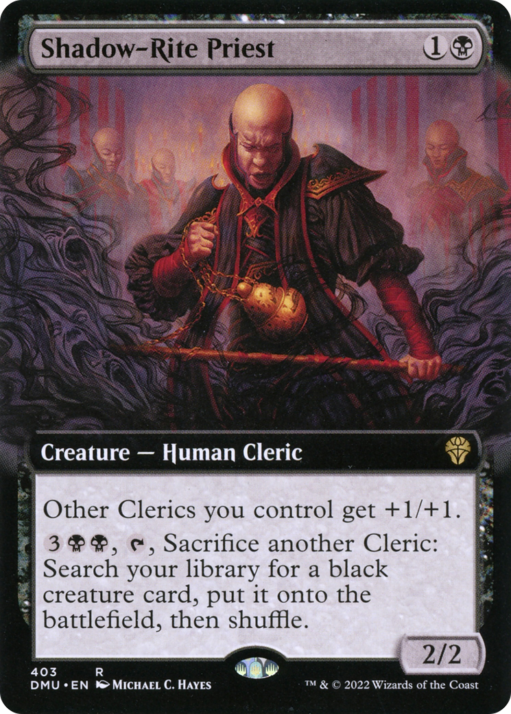 Shadow-Rite Priest (Extended Art) (DMU-403)  Foil - Dominaria United: (Extended Art)