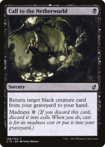 Call to the Netherworld (C19-108)  - Commander 2019