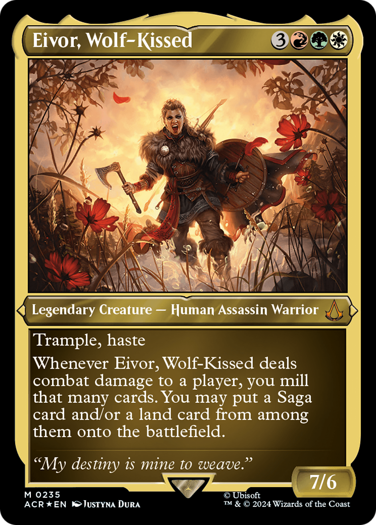 Eivor, Wolf-Kissed (ACR-235)  Etched Foil - Assassin's Creed