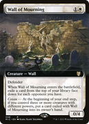 Wall of Mourning (Extended Art) (MIC-048) - Midnight Hunt Commander: (Extended Art)