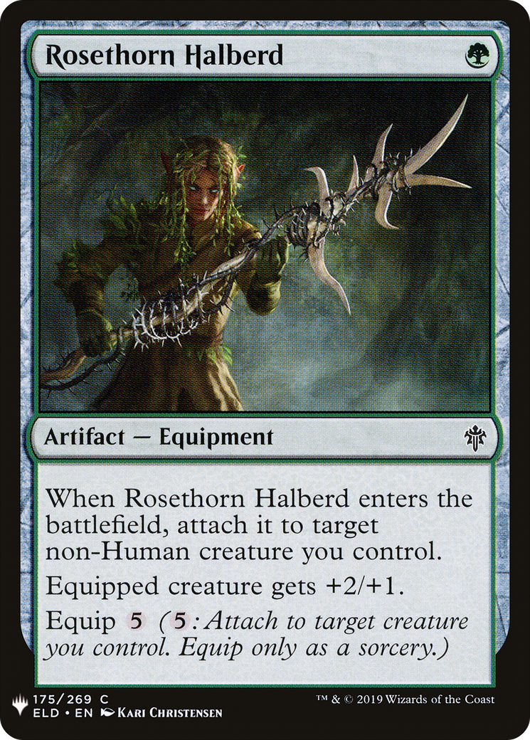 Rosethorn Halberd (LIST-175)  - The List