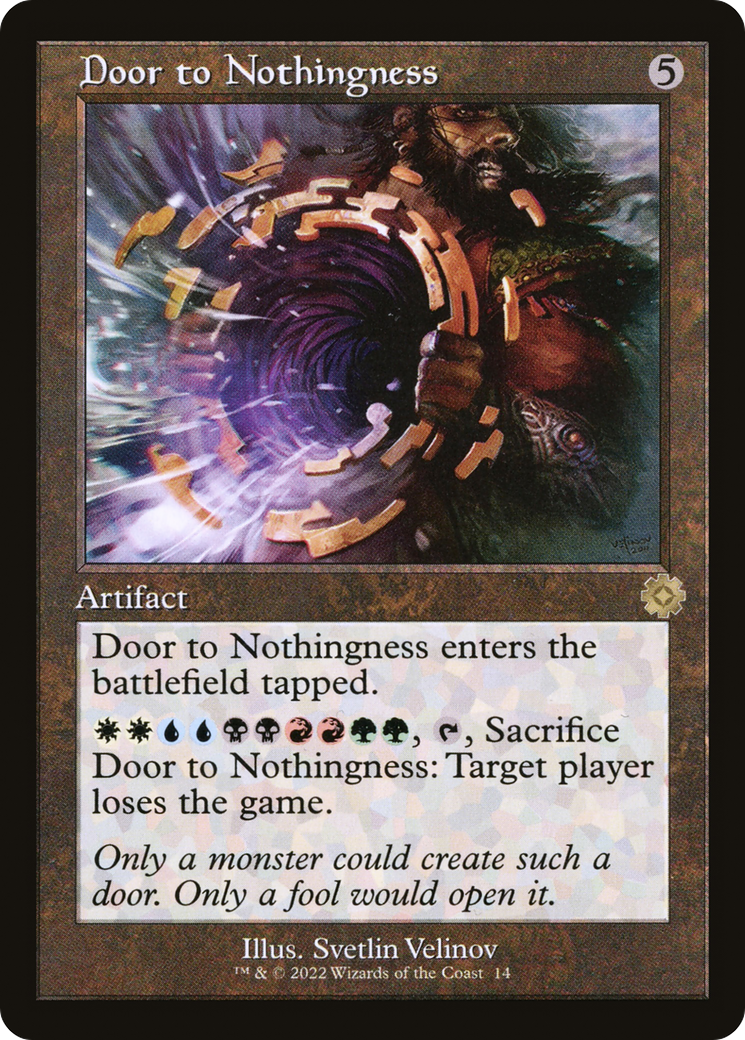 Door to Nothingness (BRR-014)  - The Brothers' War Retro Artifacts