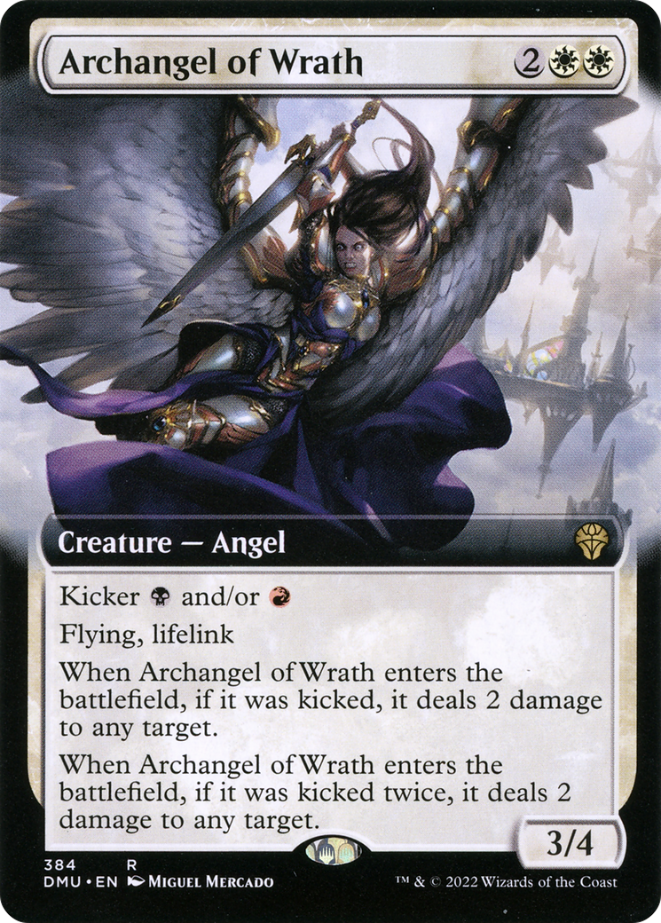 Archangel of Wrath (Extended Art) (DMU-384)  - Dominaria United: (Extended Art)