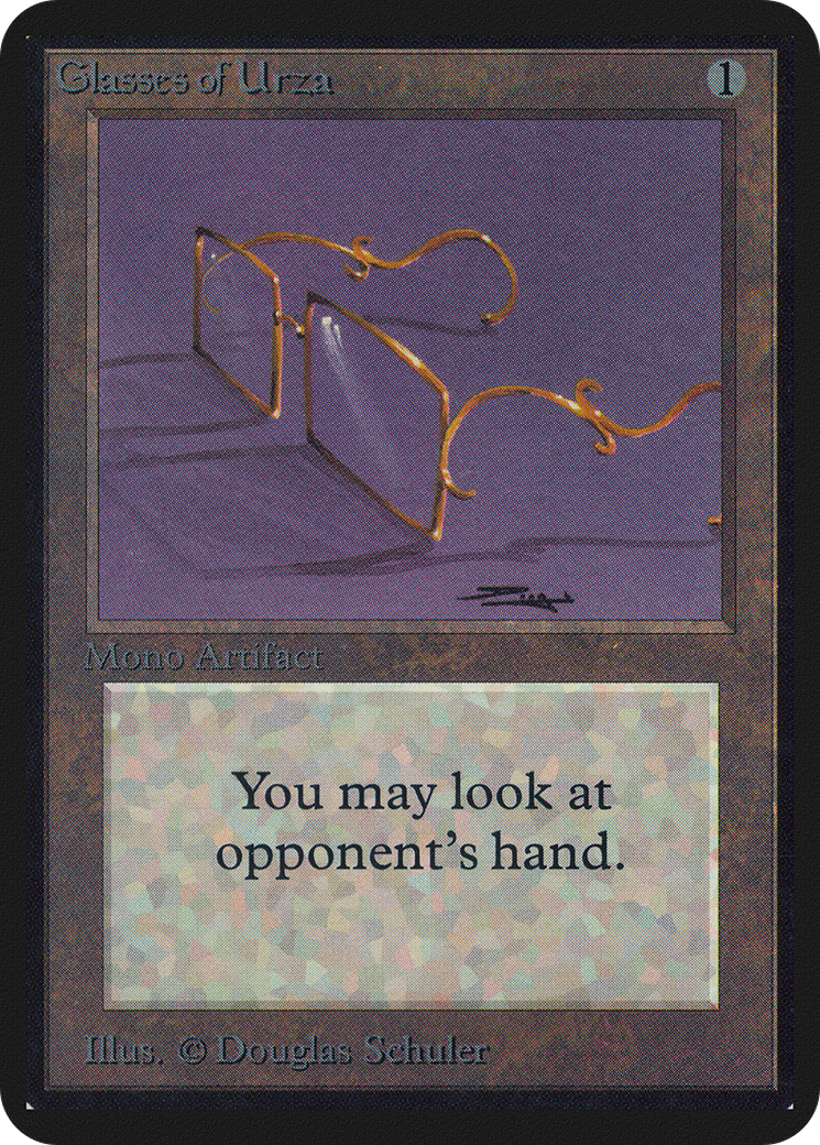Glasses of Urza (LEA-)  - Limited Edition Alpha
