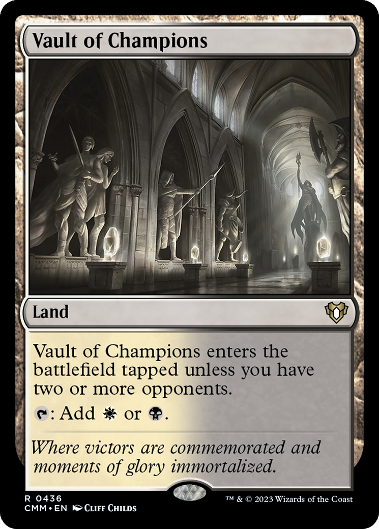 Vault of Champions (CMM-436)  - Commander Masters