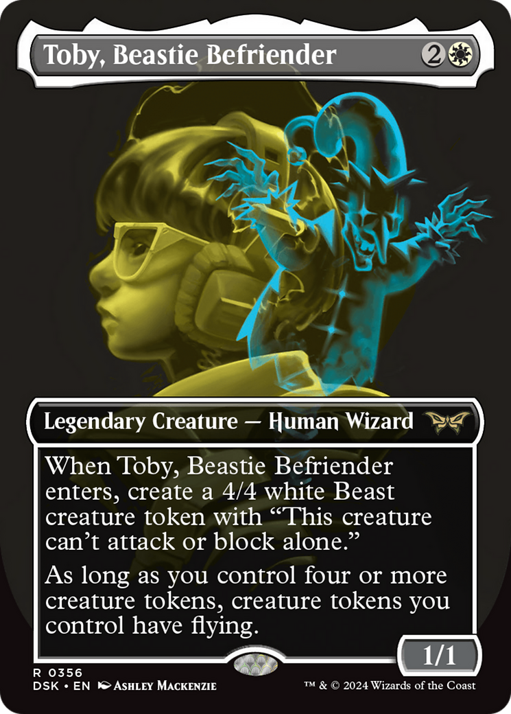Toby, Beastie Befriender (Showcase) (DSK-356)  Foil - Duskmourn: House of Horror (Borderless)