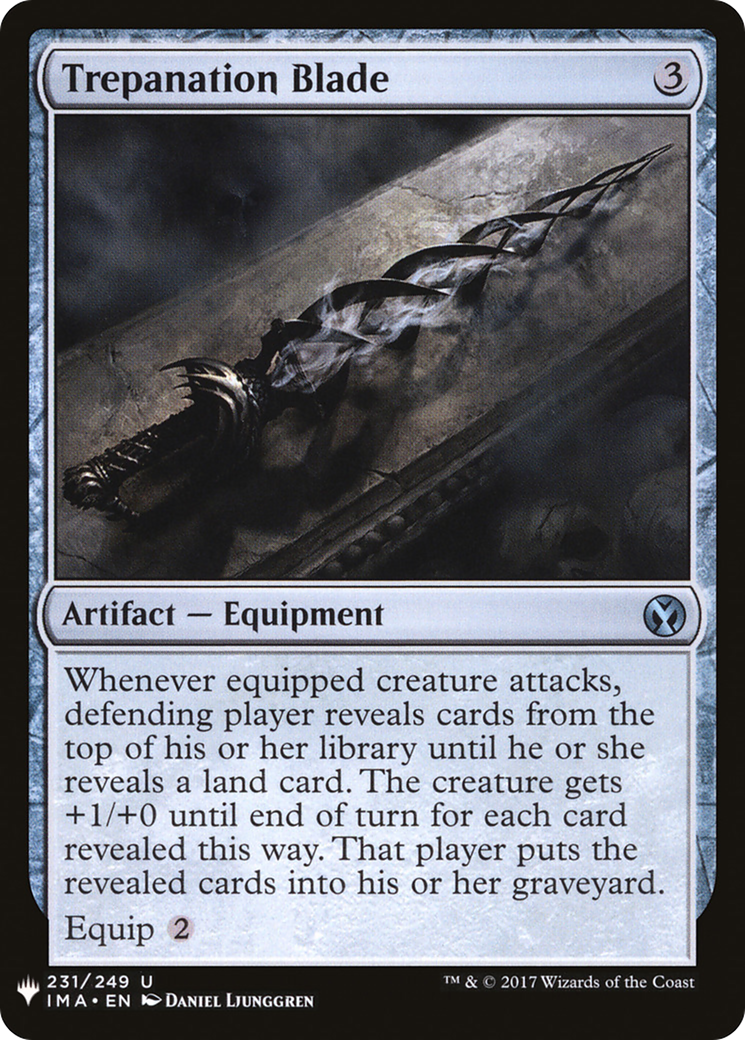 Trepanation Blade (LIST-IMA-231)  - The List