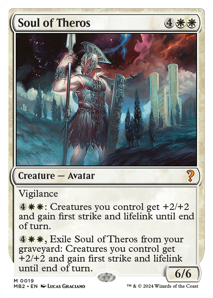 Soul of Theros (White Border) (MB2-019)  - Mystery Booster 2