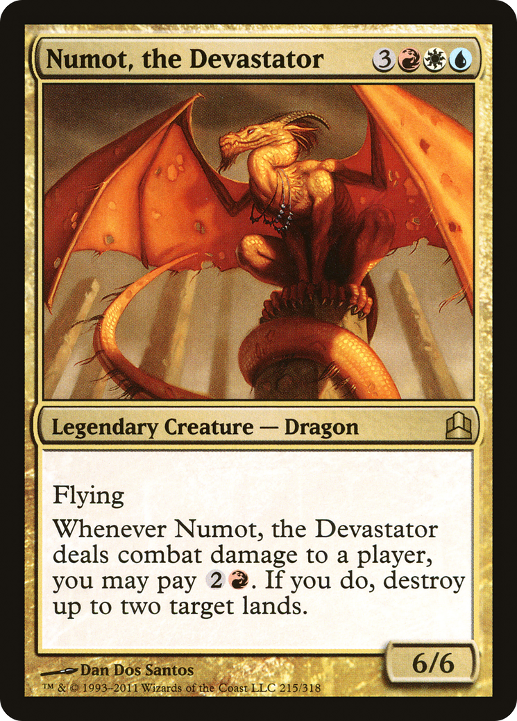 Numot, the Devastator (CMD-215) - Commander 2011
