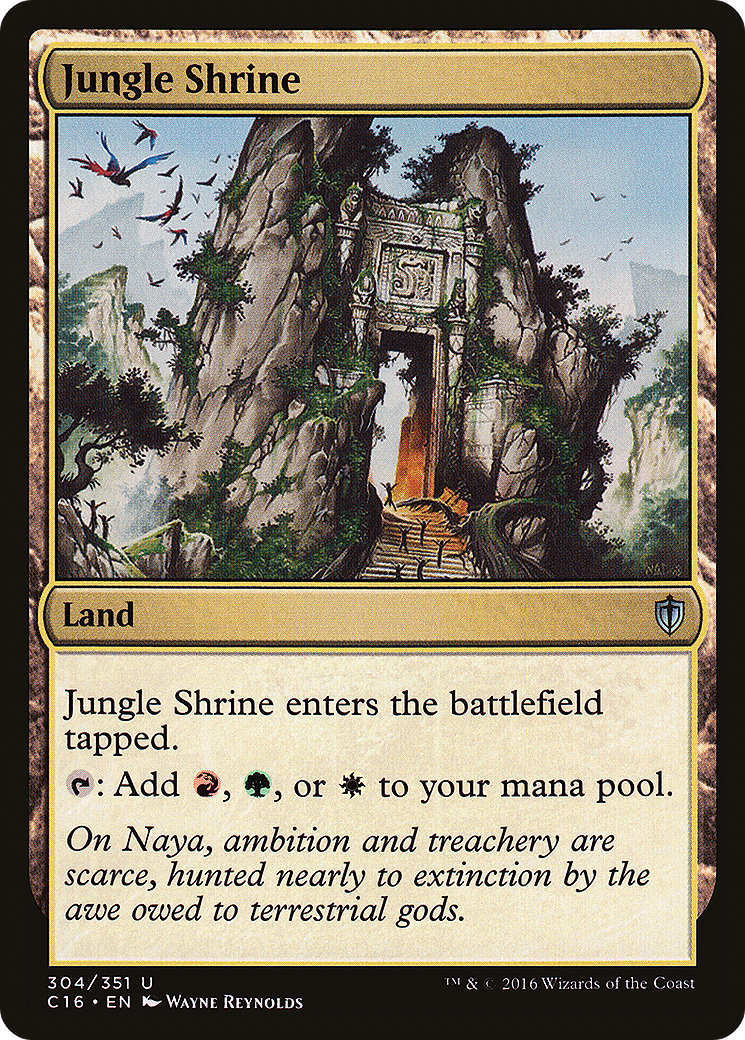 Jungle Shrine (C16-304)  - Commander 2016