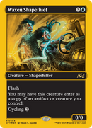 Waxen Shapethief (First-Place Foil) (DFT-444)  Foil - Aetherdrift