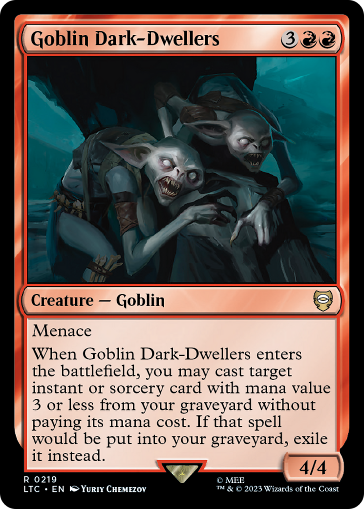 Goblin Dark-Dwellers (LTC-219)  - Tales of Middle-earth Commander