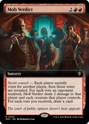 Mob Verdict (Extended Art) (MKC-343)  - Murders at Karlov Manor Commander: (Extended Art)