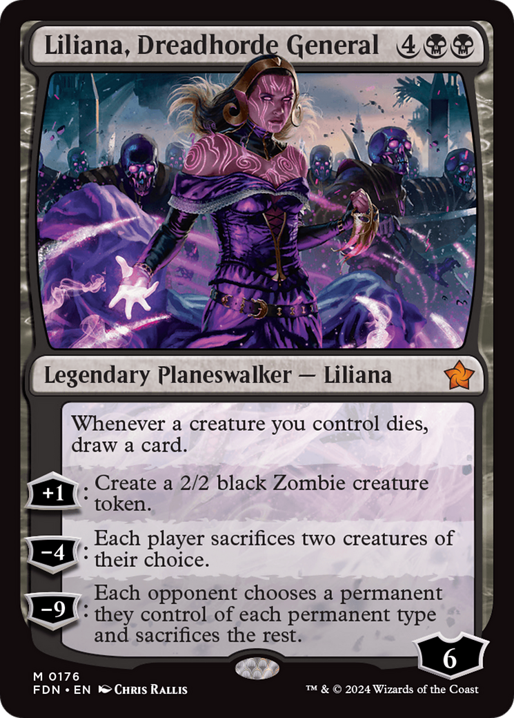 Liliana, Dreadhorde General (FDN-176)  - Foundations
