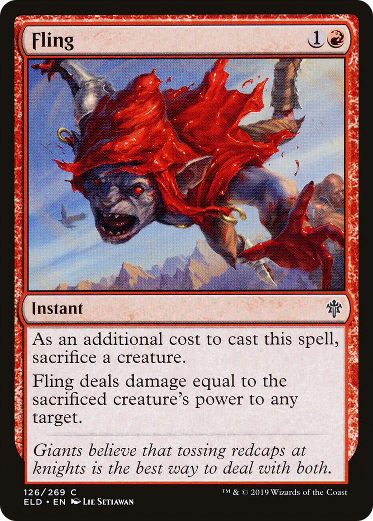 Fling (ELD-126)  Foil - Throne of Eldraine