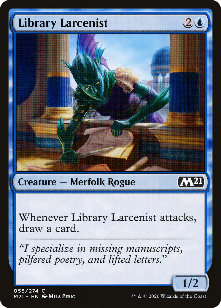 Library Larcenist (M21-055)  - Core Set 2021