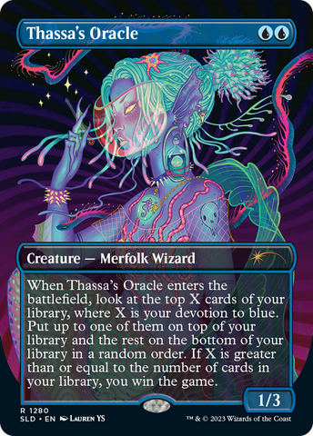 Thassa's Oracle (SLD-1280)  - Secret Lair Drop (Borderless)