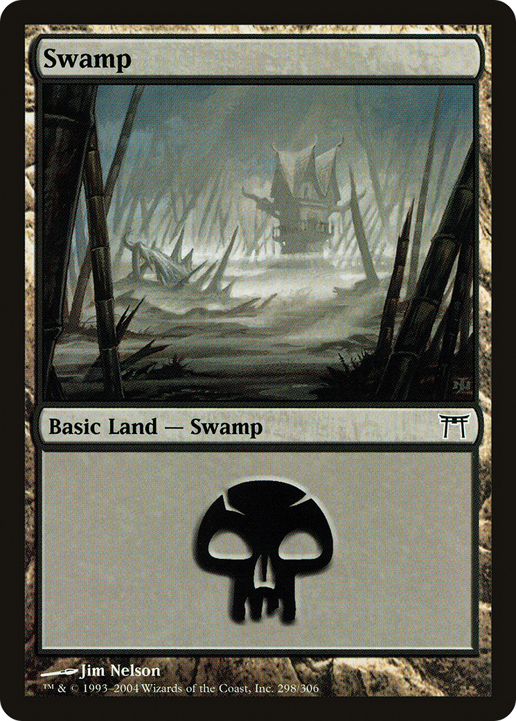 Swamp (298) (CHK-298)  - Champions of Kamigawa