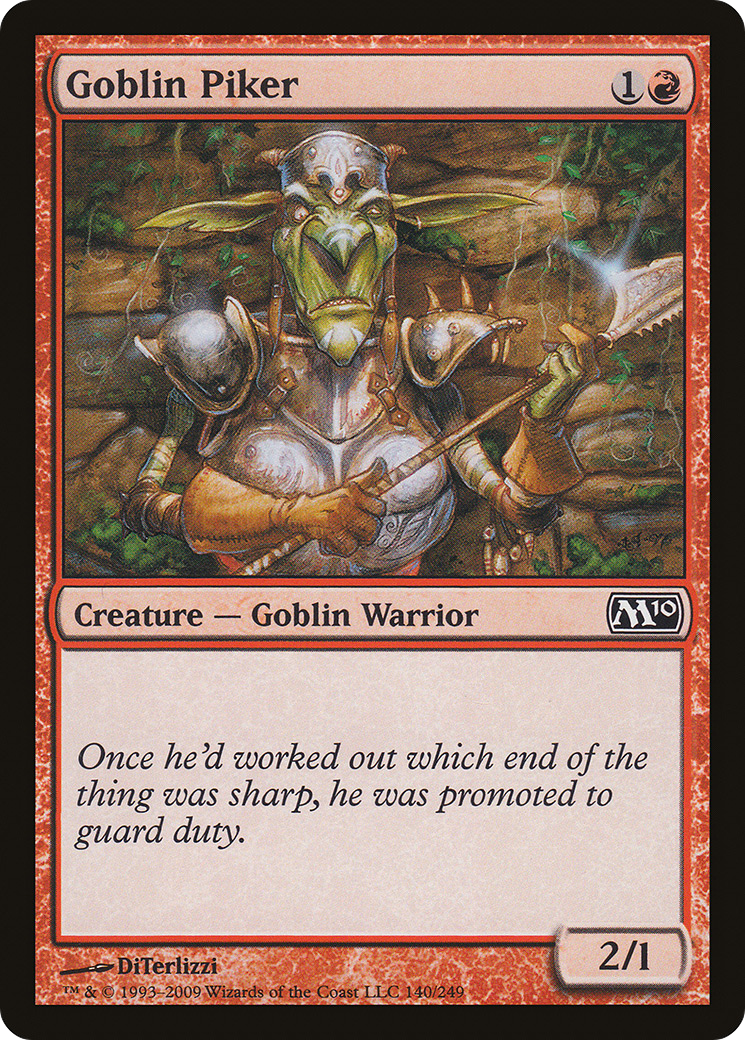 Goblin Piker (M10-140)  - Magic 2010