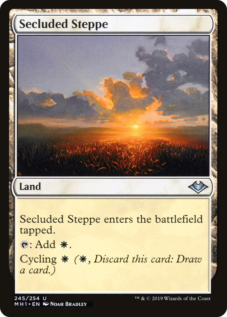 Secluded Steppe (MH1-245) - Modern Horizons Foil