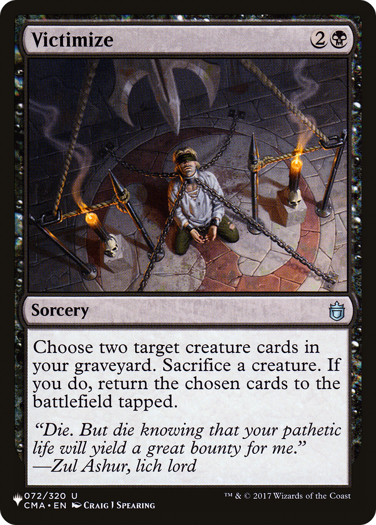 Victimize (LIST-072/320)  - The List