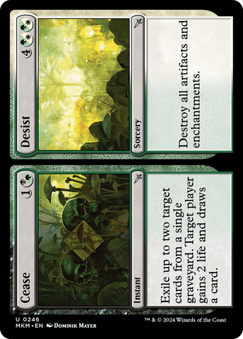 Cease // Desist (MKM-246)  Foil - Murders at Karlov Manor