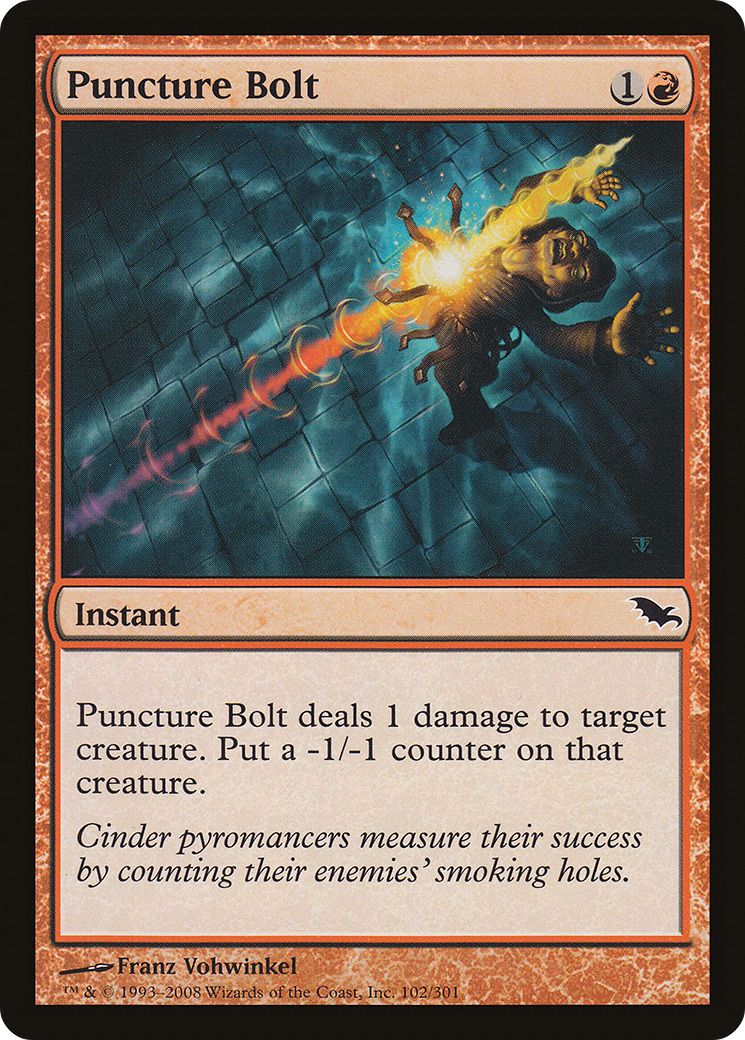 Puncture Bolt (SHM-102) - Shadowmoor Foil
