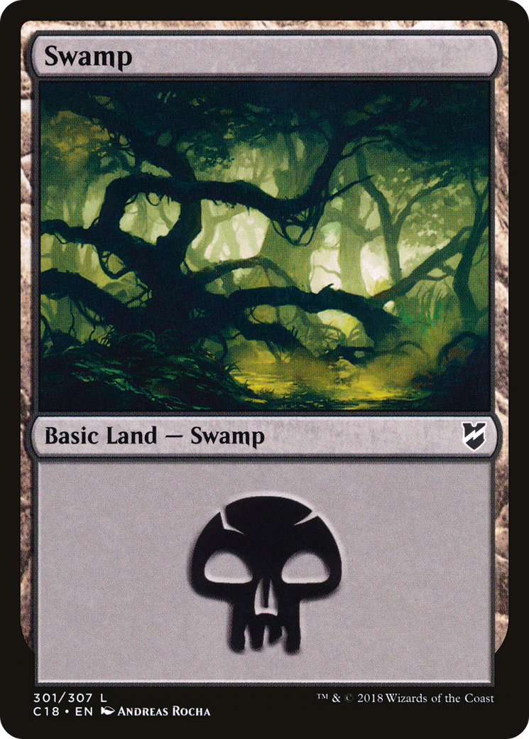 Swamp (C18-301)  - Commander 2018