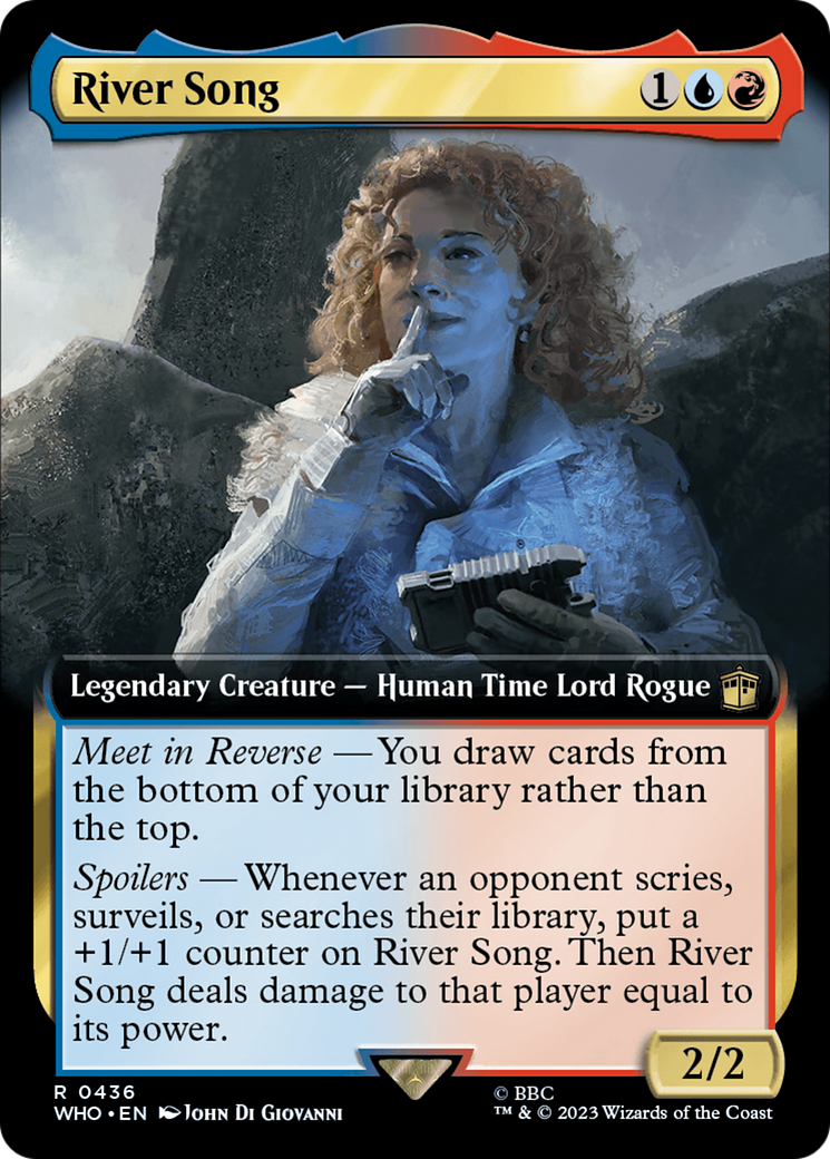 River Song (Extended Art) (WHO-436)  Foil - Doctor Who: (Extended Art)