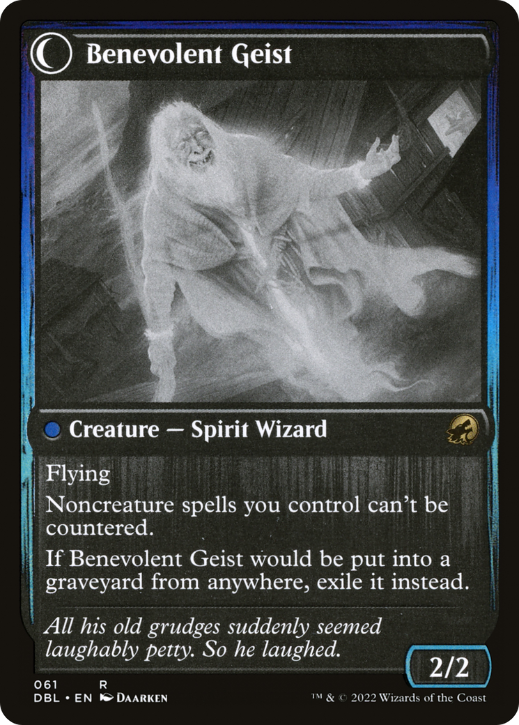 Malevolent Hermit (DBL-061)  Foil - Innistrad: Double Feature: (Double Faced Transform)