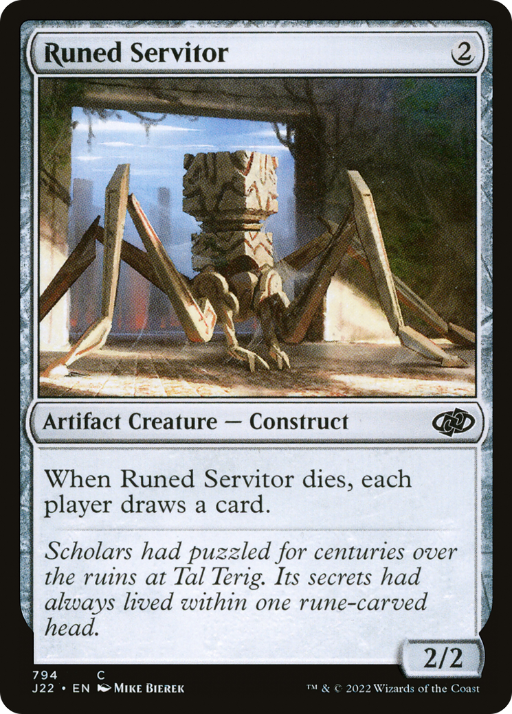 Runed Servitor (J22-794)  - Jumpstart 2022