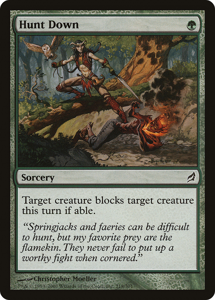 Hunt Down (LRW-218)  Foil - Lorwyn