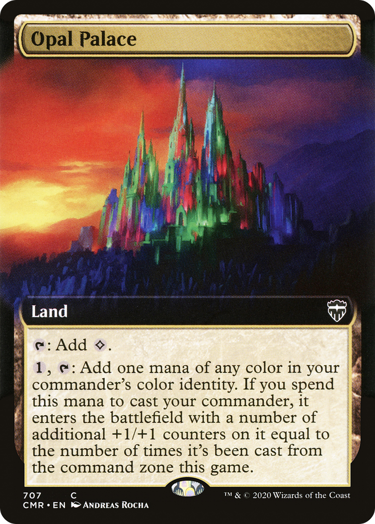 Opal Palace (Extended Art) (CMR-707)  - Commander Legends: (Extended Art)