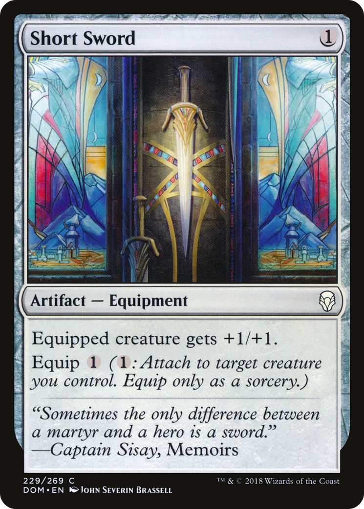 Short Sword (DOM-229)  Foil - Dominaria