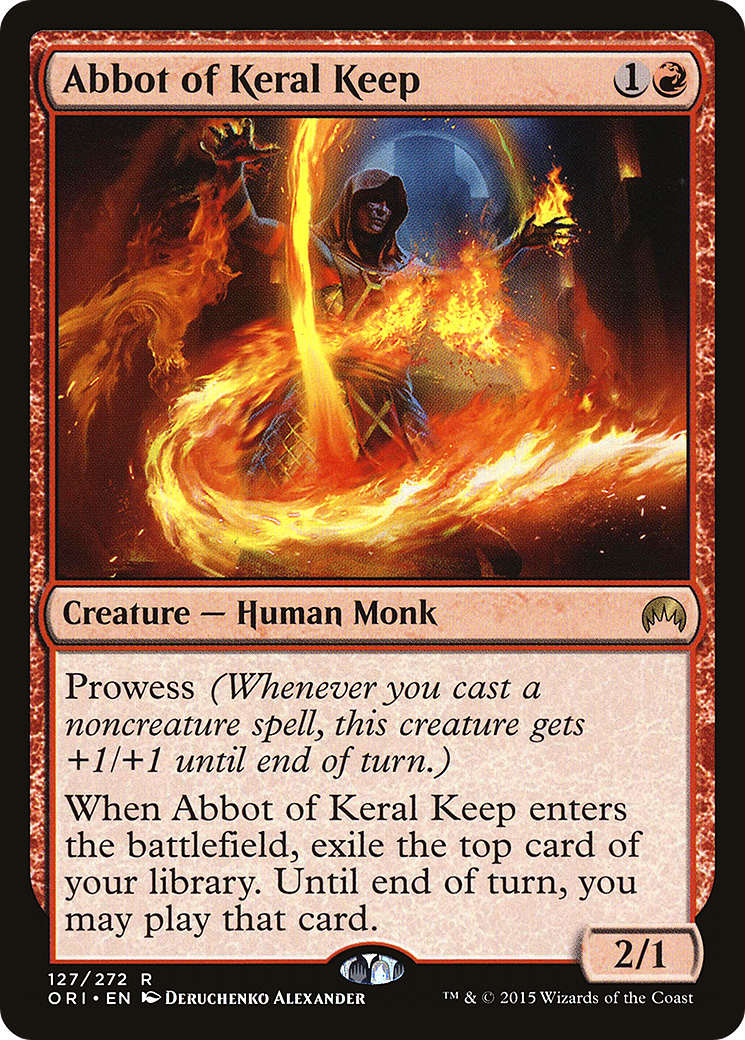 Abbot of Keral Keep (ORI-127)  Foil - Magic Origins