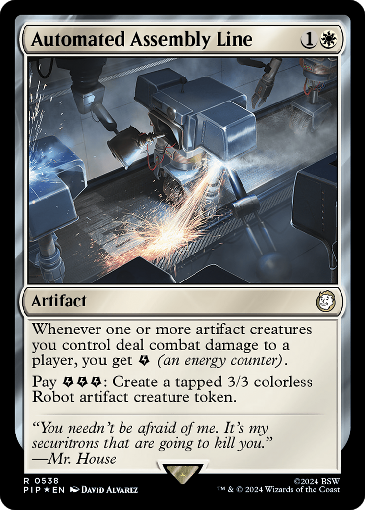 Automated Assembly Line (Surge Foil) (PIP-538)  Foil - Fallout