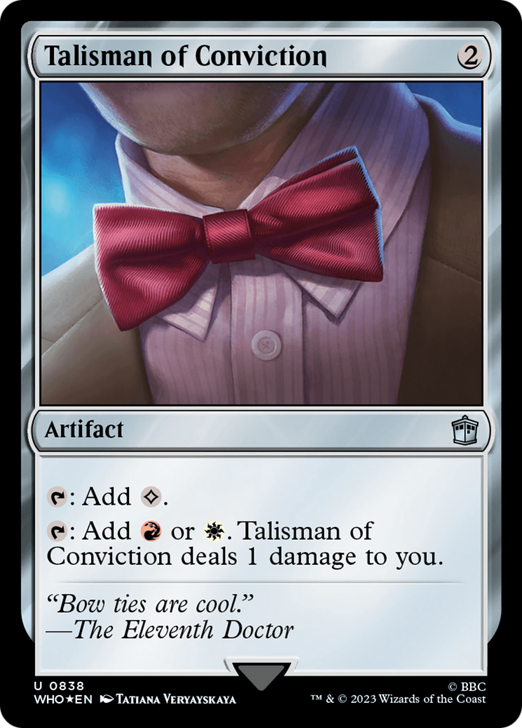 Talisman of Conviction (Surge Foil) (WHO-838)  Foil - Doctor Who