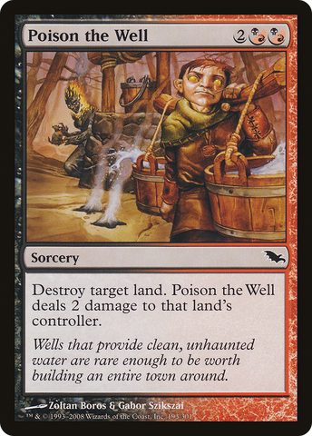Poison the Well (SHM-193)  Foil - Shadowmoor