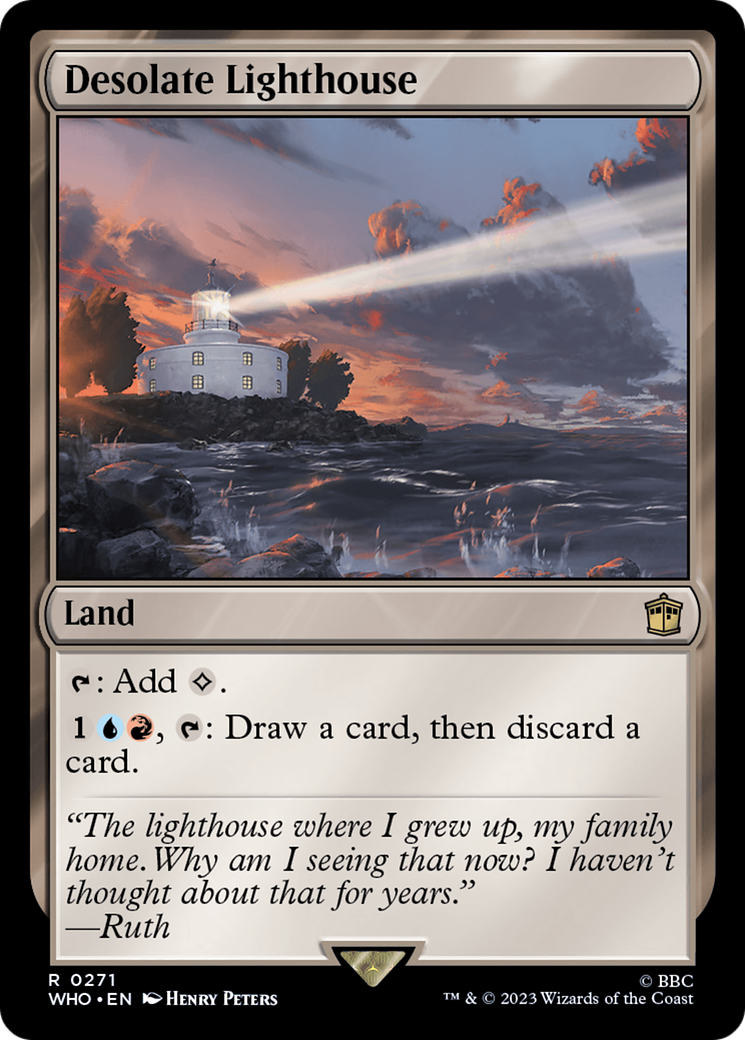 Desolate Lighthouse (WHO-271) - Doctor Who Foil