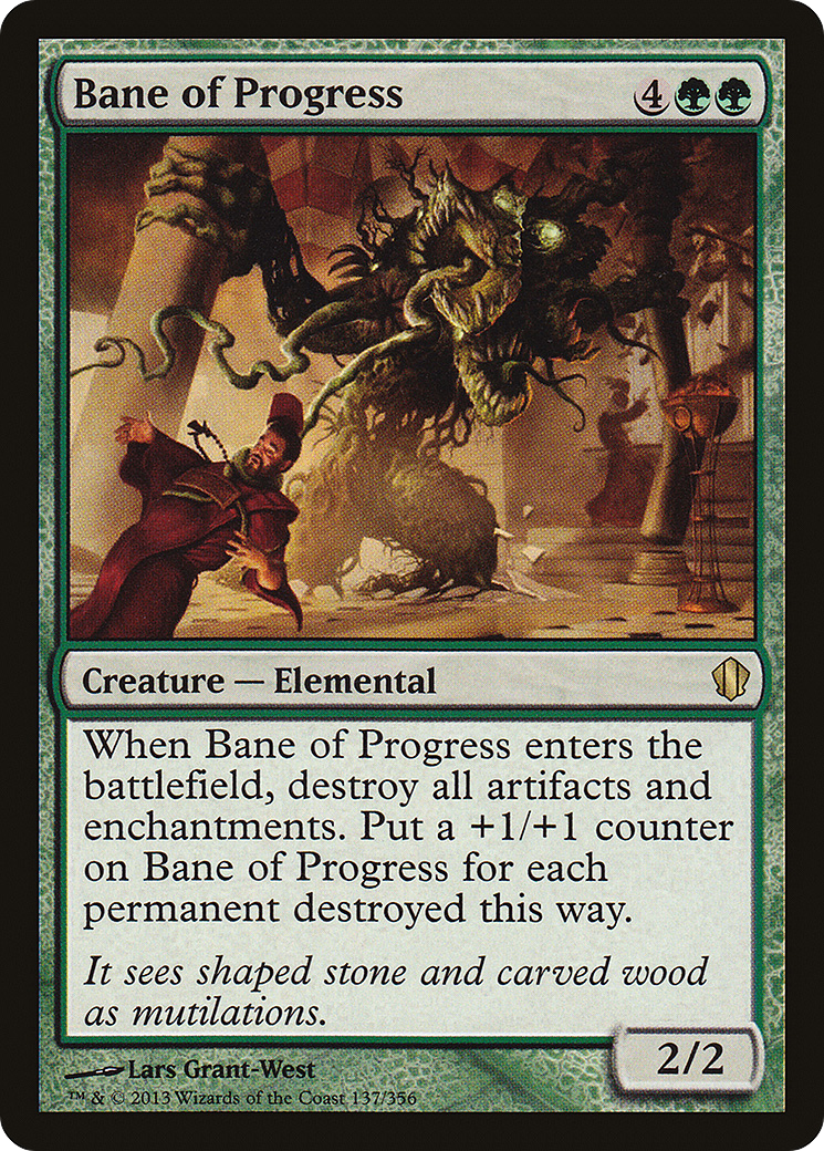 Bane of Progress (C13-137)  - Commander 2013