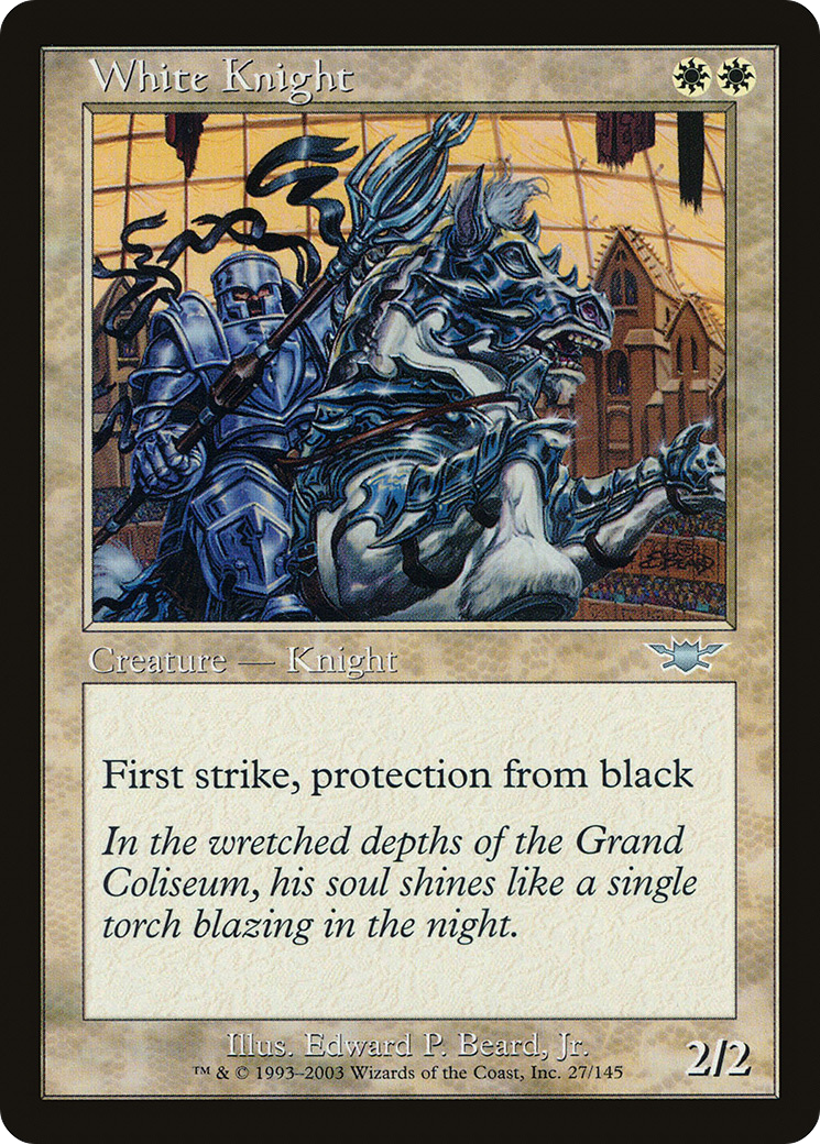 White Knight (LGN-027)  Foil - Legions