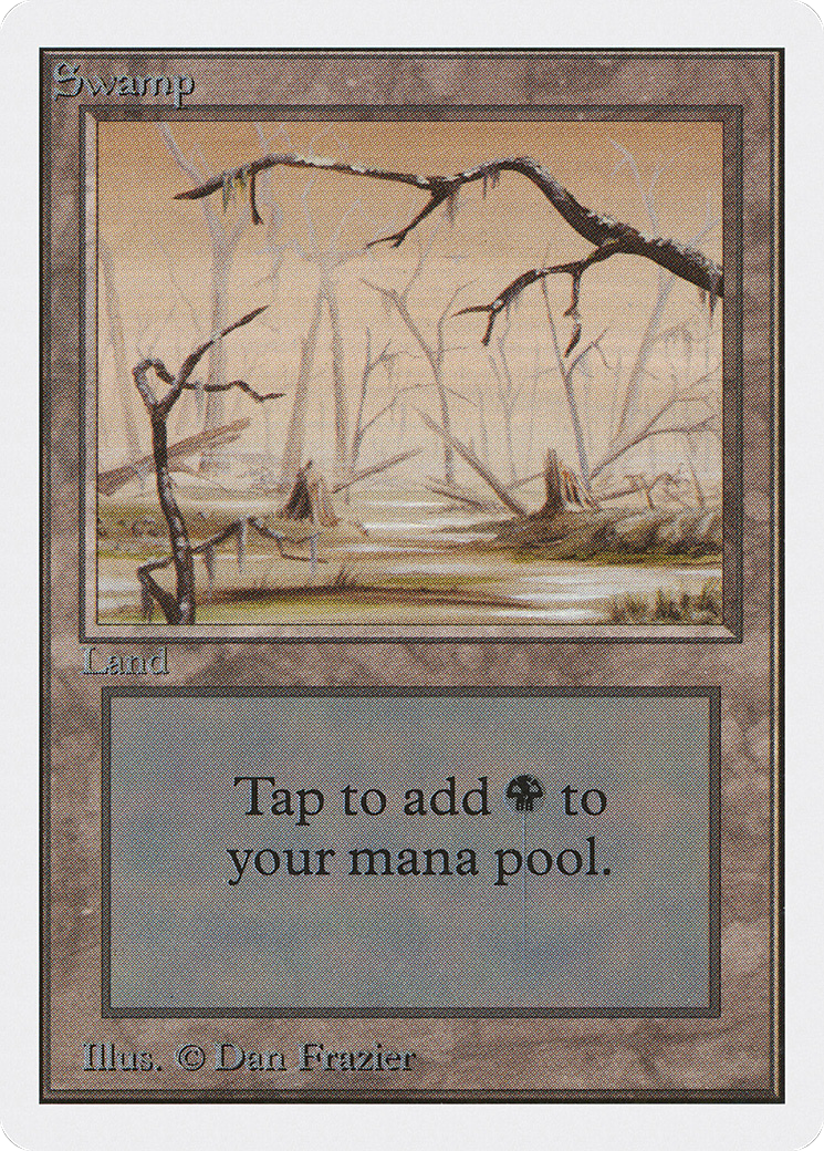 Swamp (B) (2ED-)  - Unlimited Edition