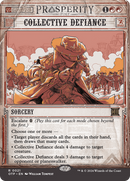 Collective Defiance (OTP-021)  Foil - Breaking News: (Showcase) (Borderless)