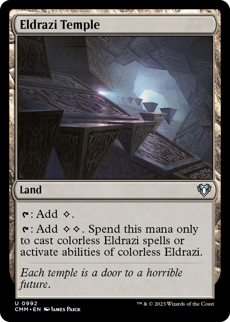 Eldrazi Temple (CMM-992)  - Commander Masters
