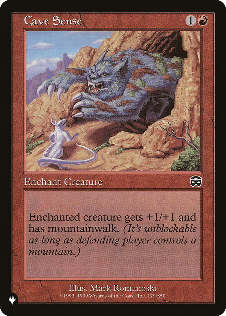 Cave Sense (LIST-MMQ-179)  - The List