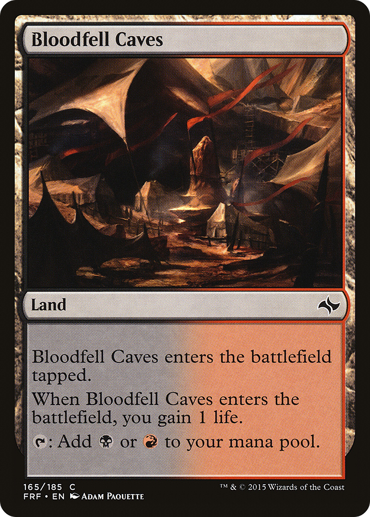 Bloodfell Caves (FRF-165)  - Fate Reforged