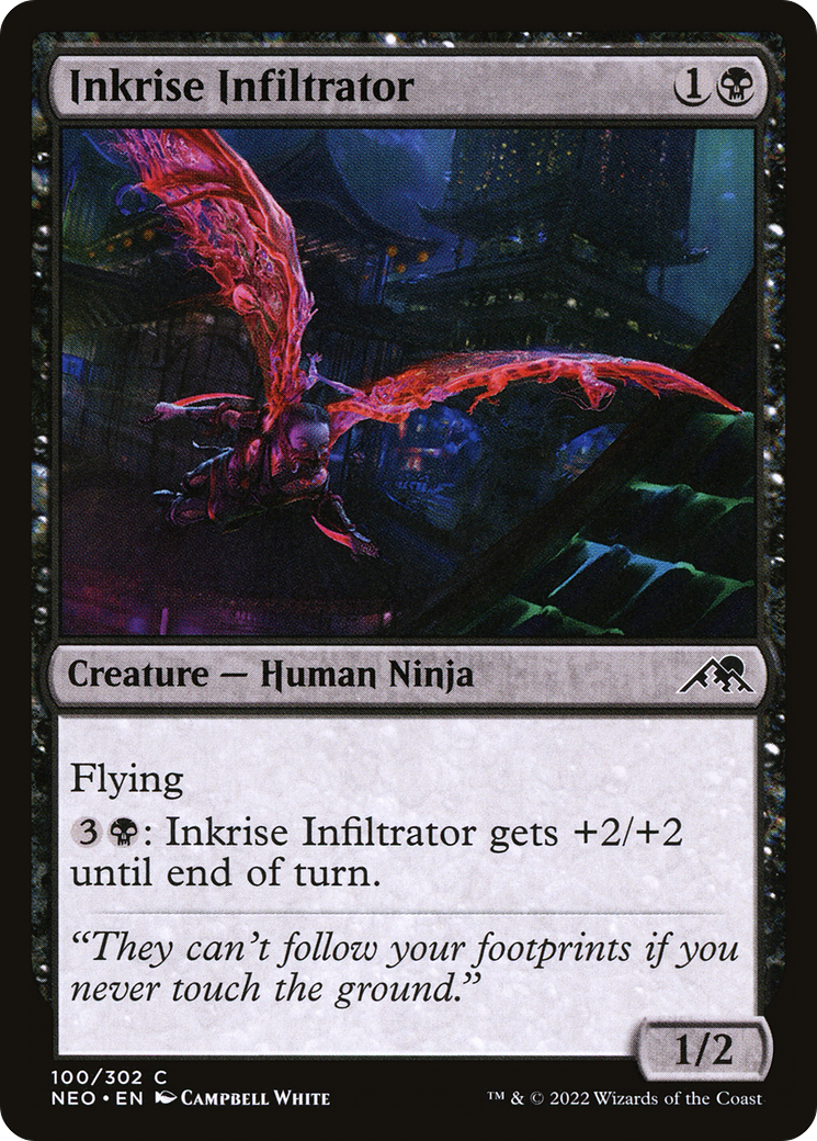 Inkrise Infiltrator (NEO-100)  Foil - Kamigawa: Neon Dynasty